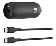BELKIN Samochodowa 30W USB-C (z kablem) CCA004bt1MBK-B6 - 1238971 - zdjęcie 1